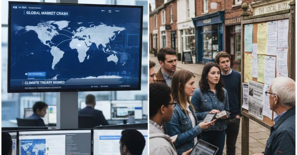 The Impact of Global News on Local Communities