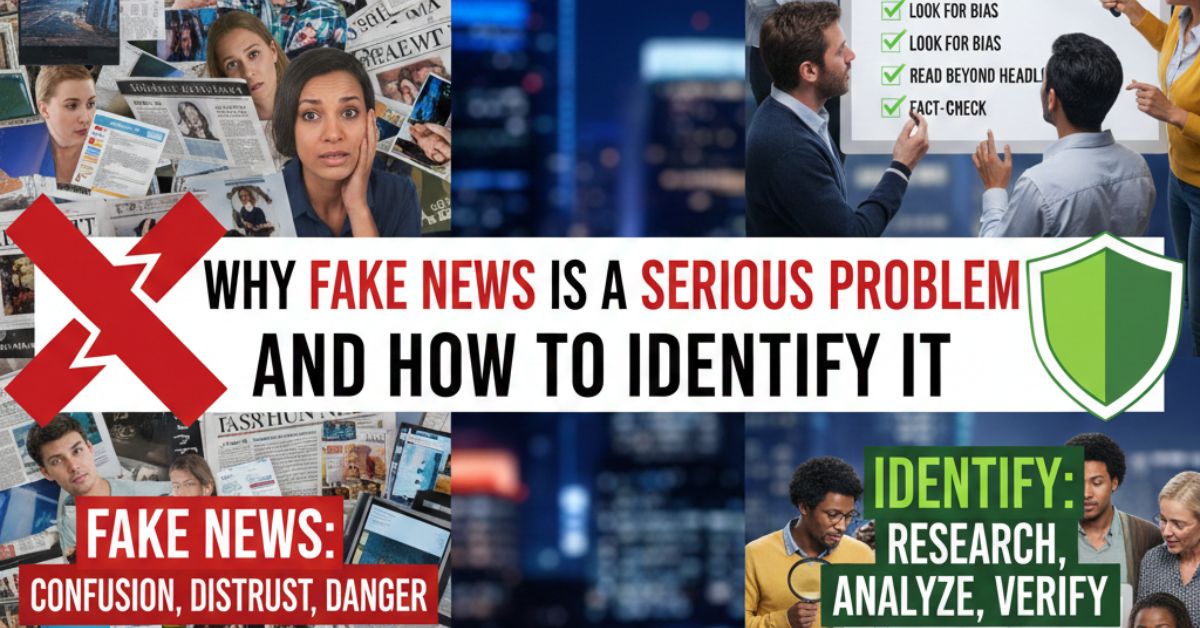 Why Fake News Is a Serious Problem and How to Identify It